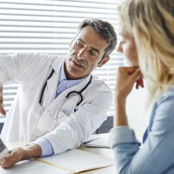 patient meeting with doctor